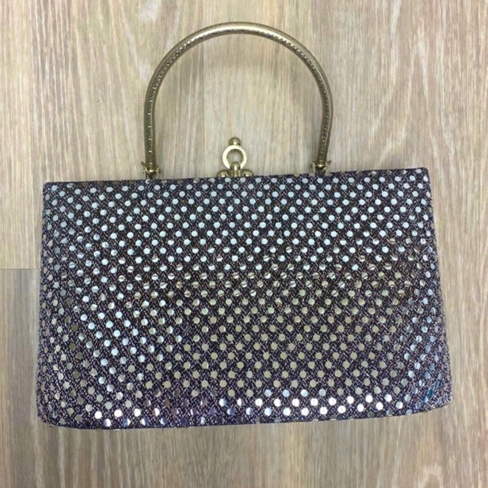Shiny Classy Clutch Purse Luxury Evening Bag Jewelry Handbag